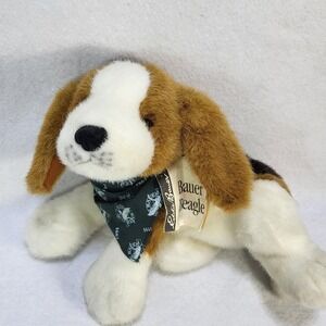 Eddie Bauer Beagle Plush Dog Stuffed Animal 1994 Vintage Gund White Brown Puppy